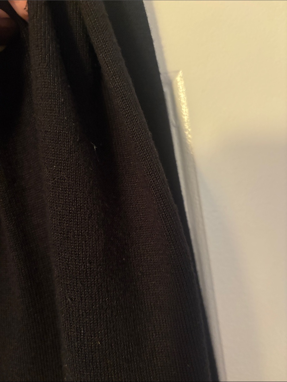 Black Open-Front Ruffle Cardigan Long - Picture 5 of 5